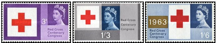 Marea Britanie 1963 - Crucea Rosie, serie neuzata