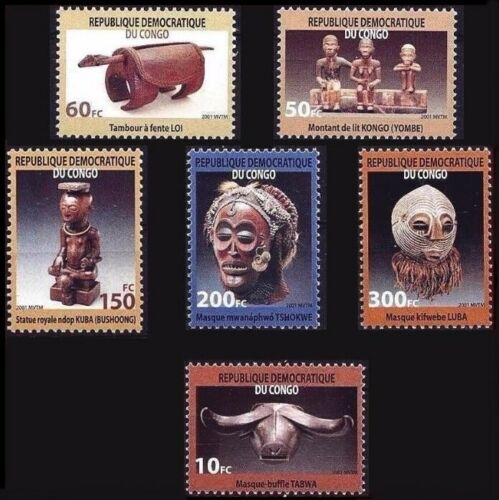 Congo 2002 - Arta, mestesuguri, serie neuzata