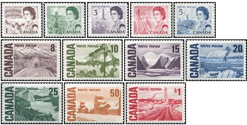 Canada 1967 - Centenar, serie neuzata