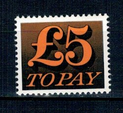 Marea Britanie 1973 - Mi.No. 86, postage due, neuzat