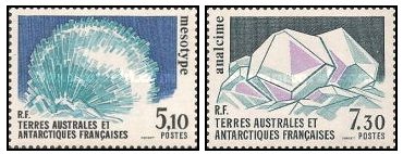 French South and Antarctic Terr. 1989 - Cristale, serie neuzata