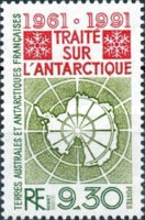 French South and Antarctic Terr. 1991 - Antarctic Treaty, neuzat