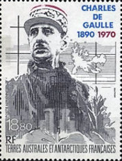 French South and Antarctic Terr. 1991 - De Gaulle, neuzat