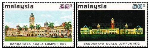 Malaysia 1972 - Kuala Lumpur, serie neuzata