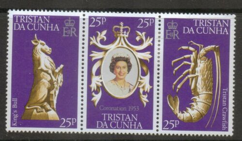 Tristan da Cunha 1978 - 25th anniv. Coronation, serie neuzata