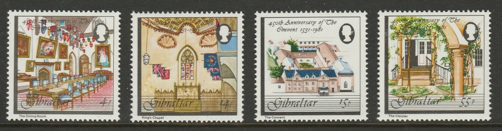 Gibraltar 1981 - Anniv. of Convent, serie neuzata