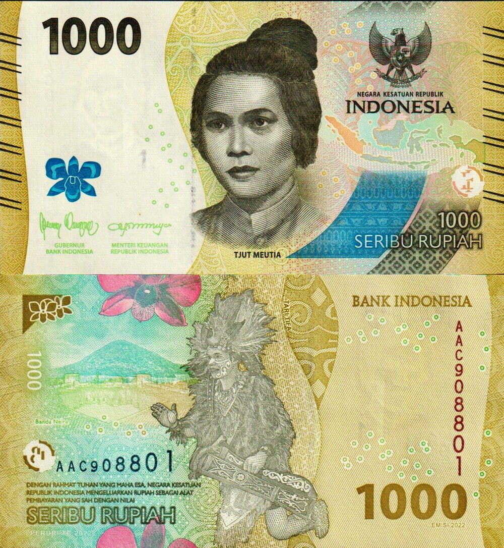 Indonezia 2022 - 1000 rupiah UNC