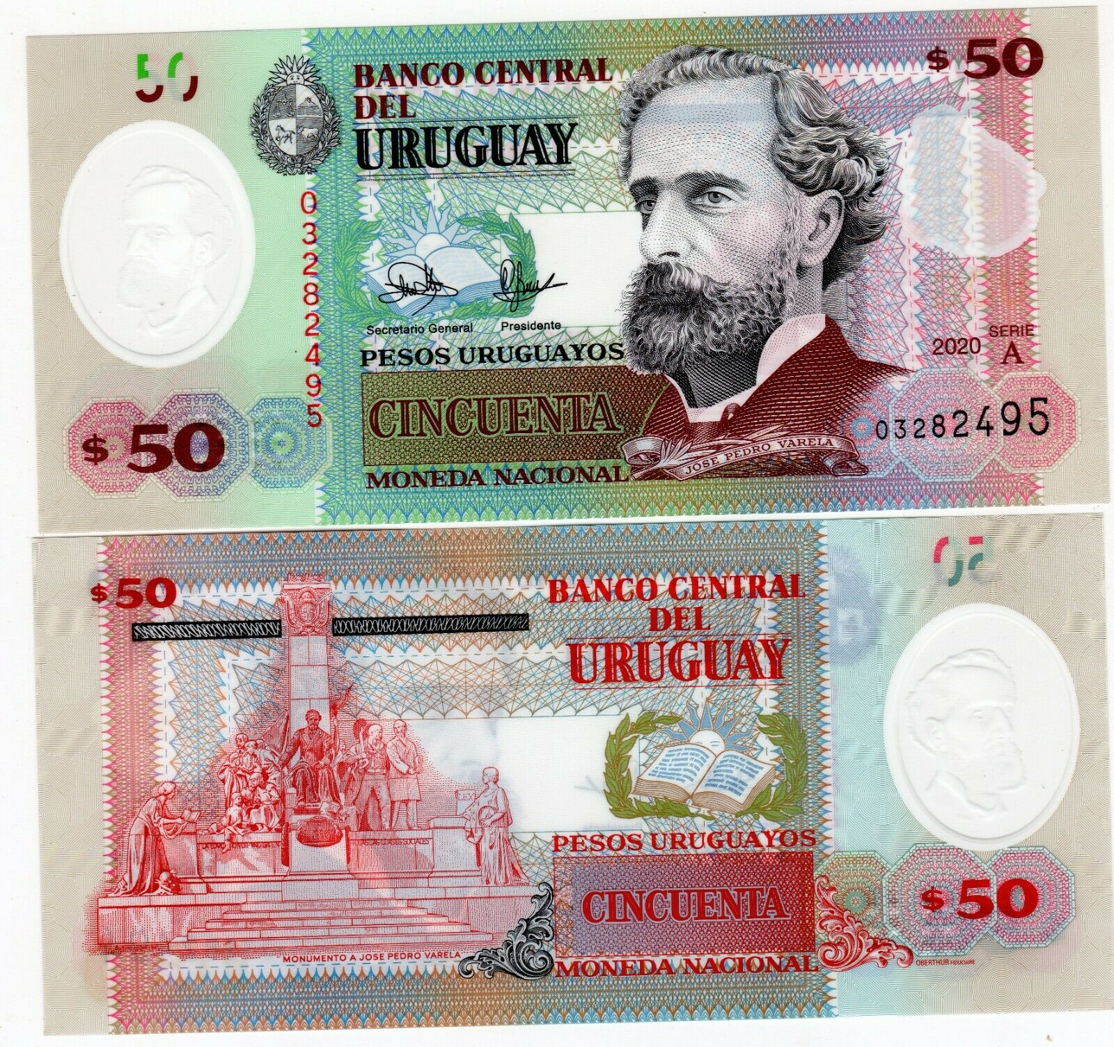 Uruguay 2020 - 50 pesos UNC