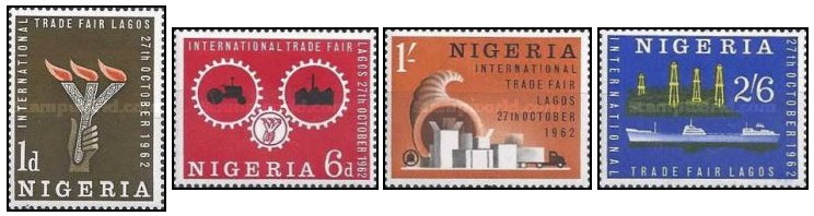 Nigeria 1962 - International Trade Fair, Lagos, serie neuzata