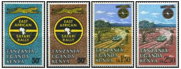 Tanzania-Uganda-Kenya 1965 - East African Safari Rally serie neu