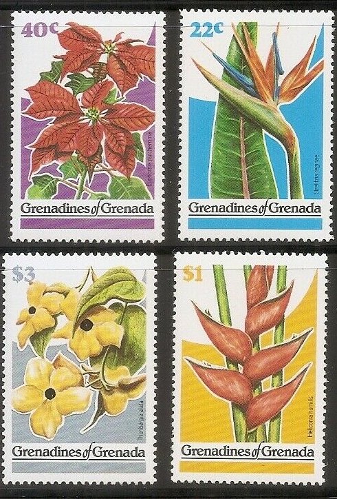 Grenada Grenadines 1979 - Flori, serie neuzata