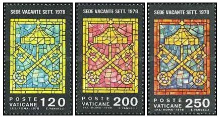 Vatican 1978 - Sede Vacante, serie neuzata