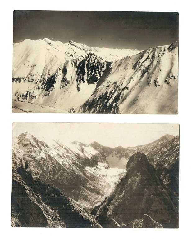 Muntii Fagaras (Gardoman, Garbova) ca.1915 - 2 carti postale nec