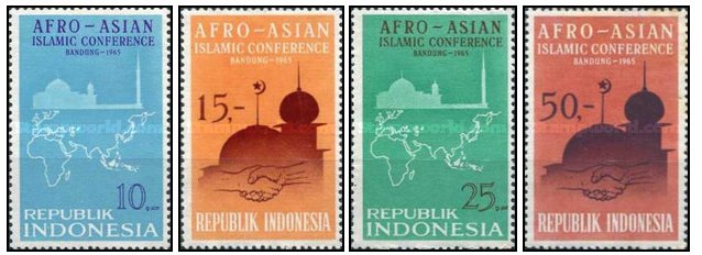 Indonesia 1965 - 10th Afro-Asian Conference, serie neuzata