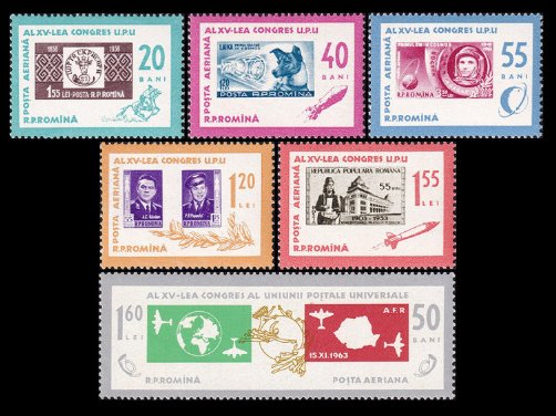 1963 - Ziua marcii postale, serie neuzata