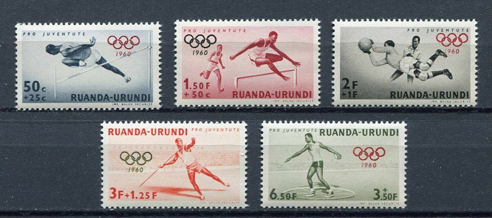 Ruanda-Urundi 1960 - Jocurile Olimpice, serie neuzata