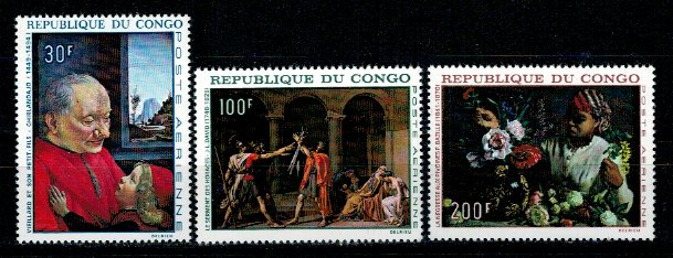 Congo 1968 - Pictura, arta, serie neuzata