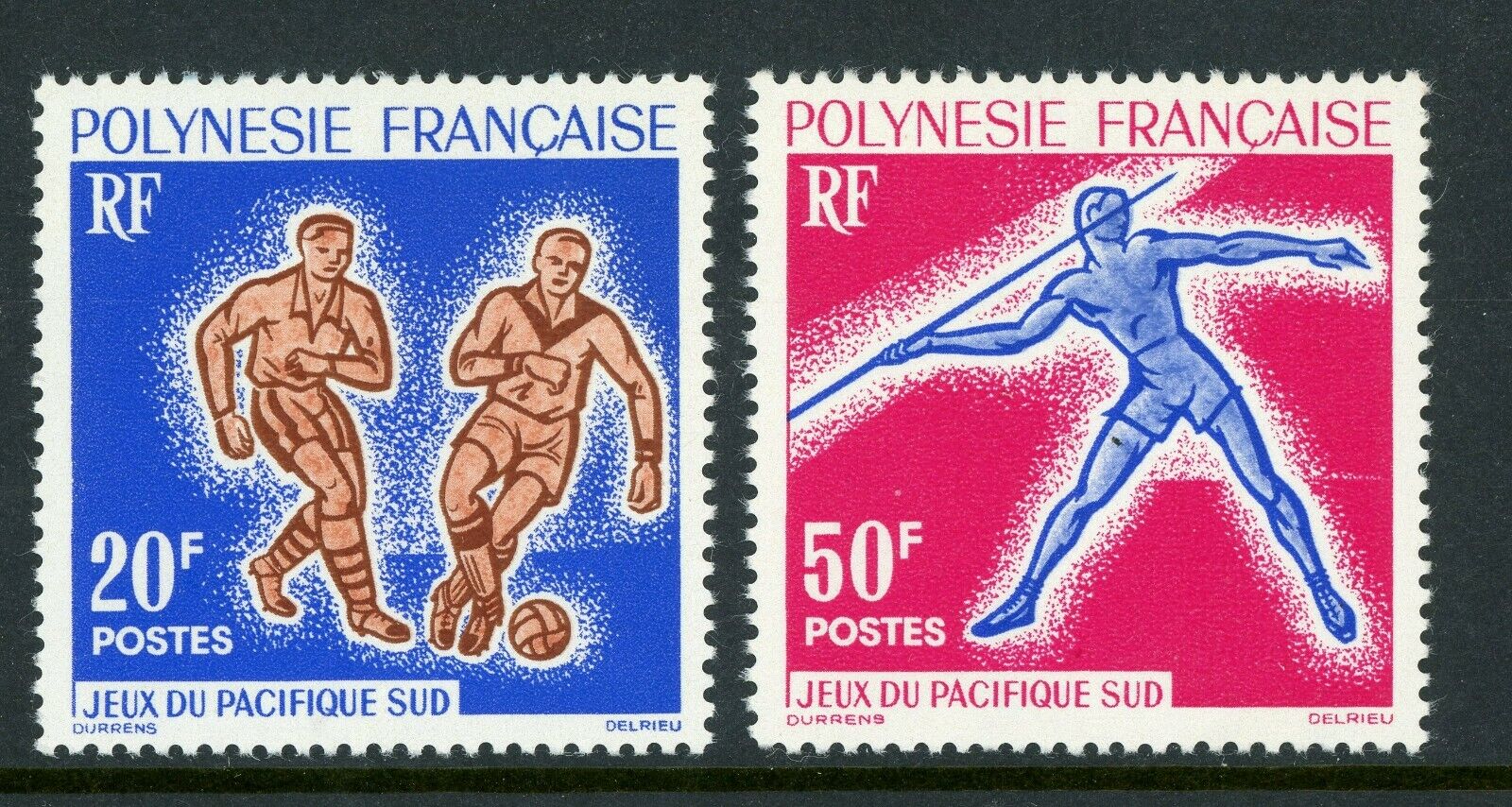 Polinezia Franceza 1963 - Sport, serie neuzata