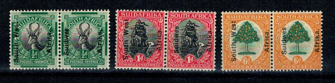 Africa de Sud-Vest 1927 - Uzuale, serie nestampilata