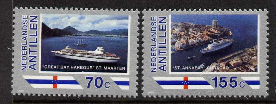 Antilele Olandeze 1989 - Vapoare, serie neuzata