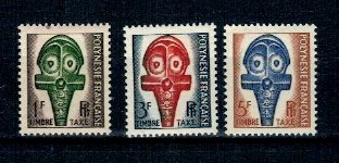 Polinezia Franceza 1958 - Postage Due, serie neuzata