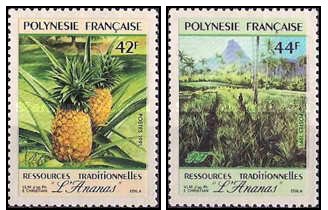 Polinezia Franceza 1991 - Ananas, serie neuzata