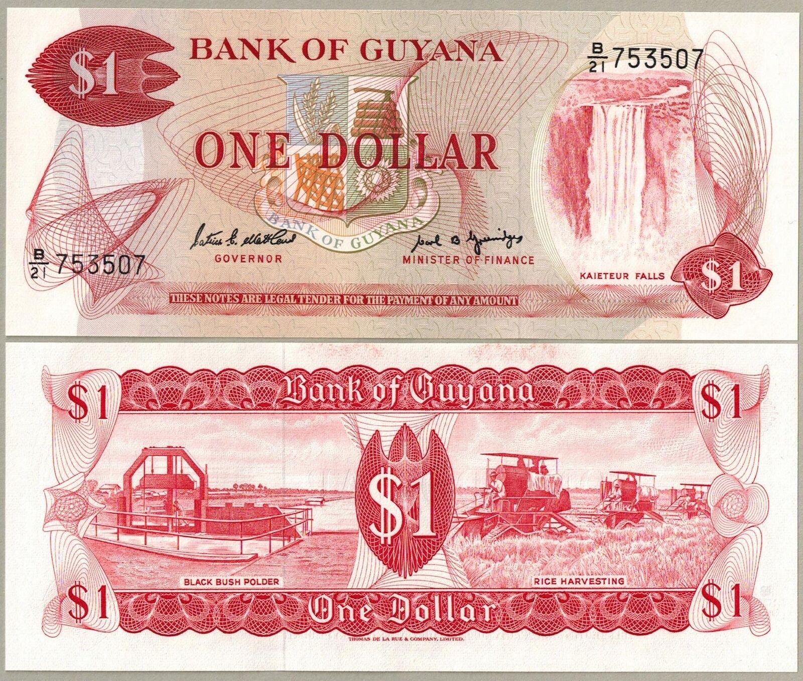 Guyana 1989 - 1 dollar UNC