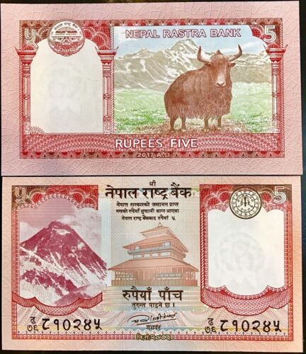 Nepal 2017 - 5 rupees UNC