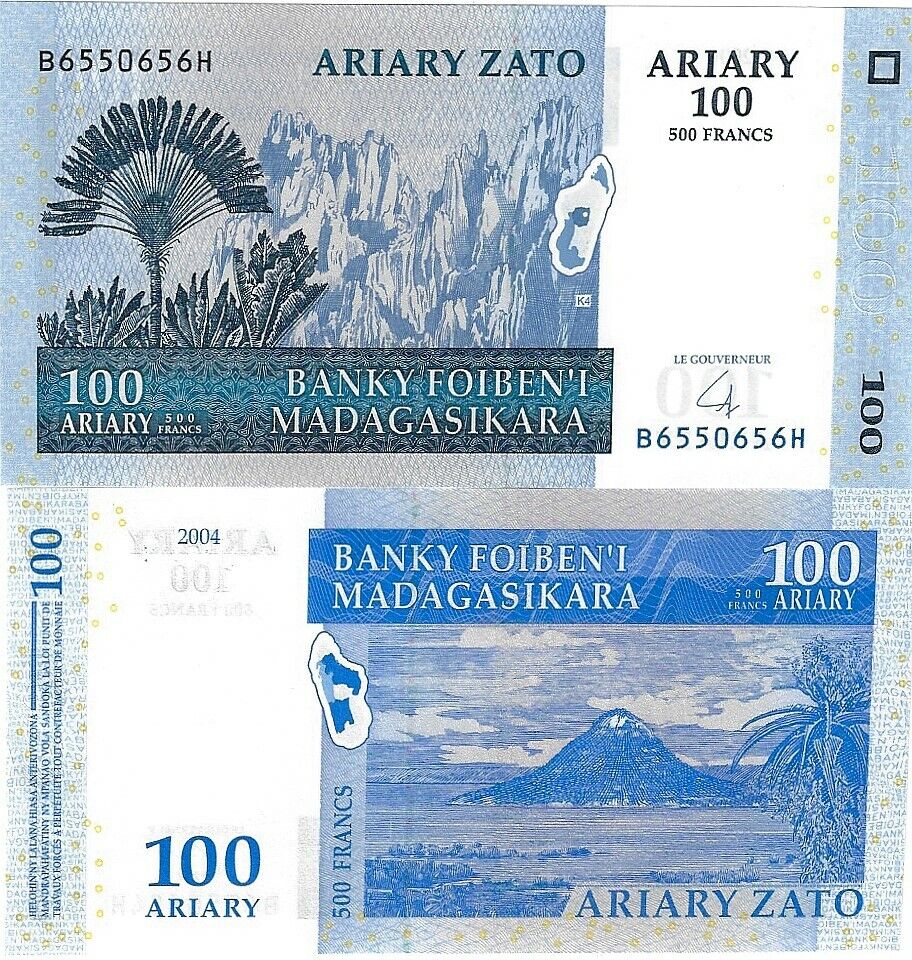 Madagascar 2004 - 100 ariary UNC