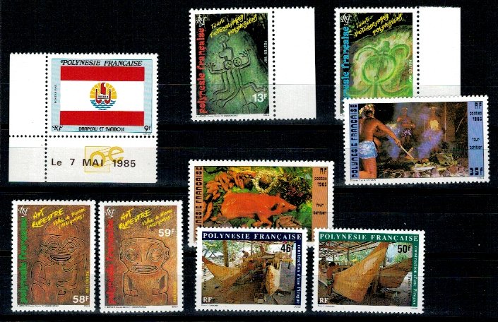 Polinezia Franceza 1985-1987 - Lot timbre neuzate, serii