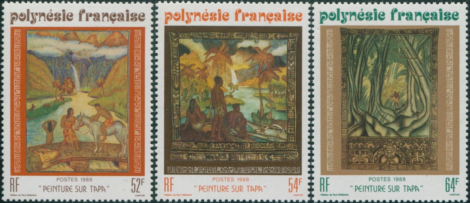 Polinezia Franceza 1988 - Picturi, arta, serie neuzata