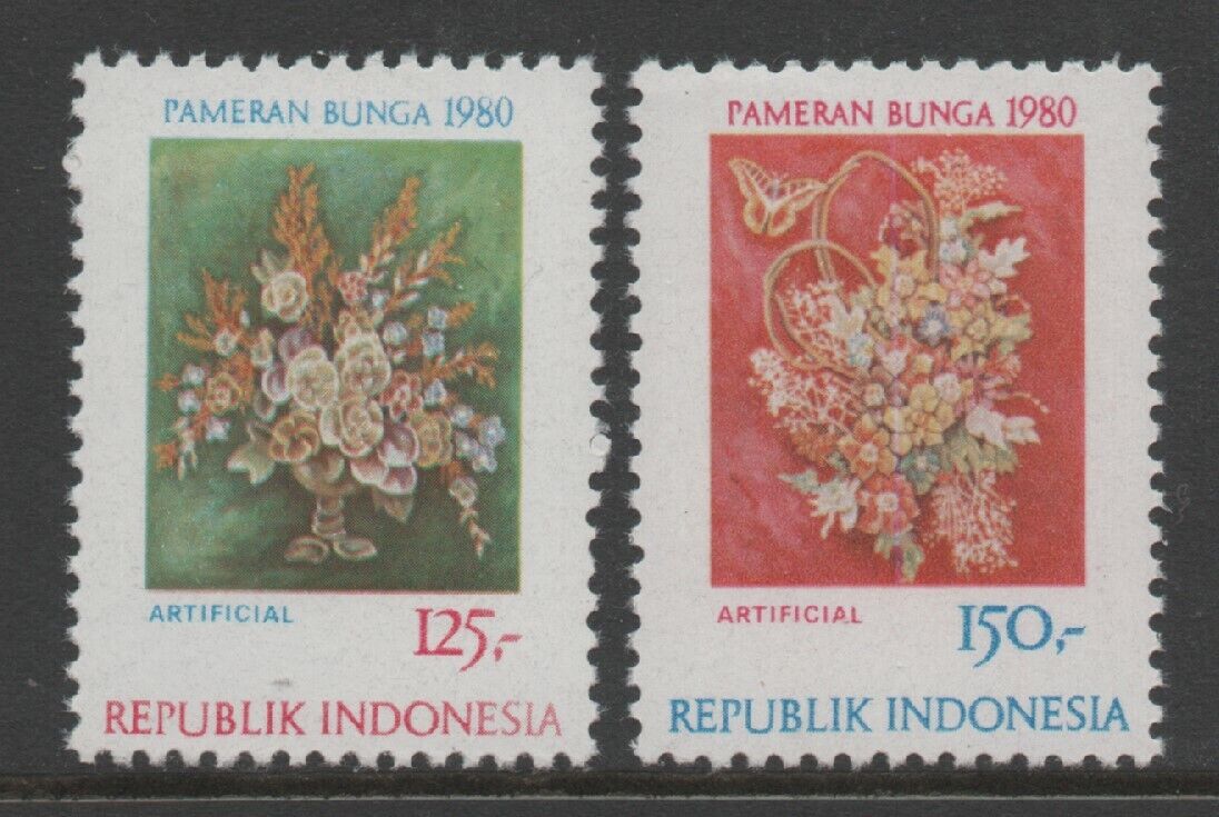 Indonesia 1980 - Flori, festival, serie neuzata