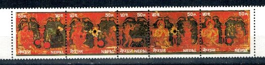 Nepal 1985 - Pictura traditionala, serie neuzata