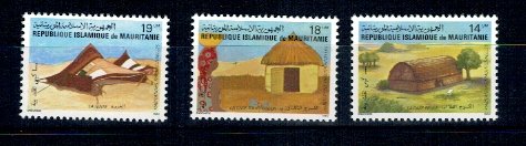 Mauritania 1982 - Case traditionale, serie neuzata