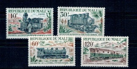 Mali 1972 - Locomotive, serie neuzata