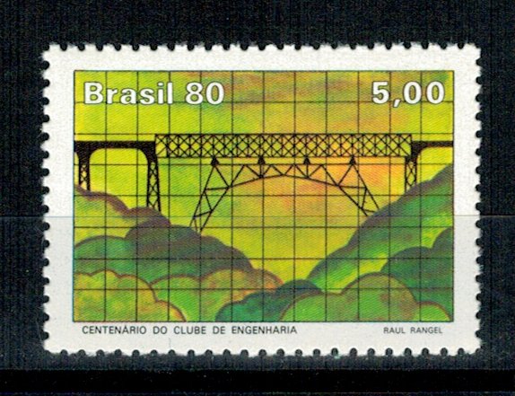 Brazilia 1980 - Pod cale ferata, neuzat