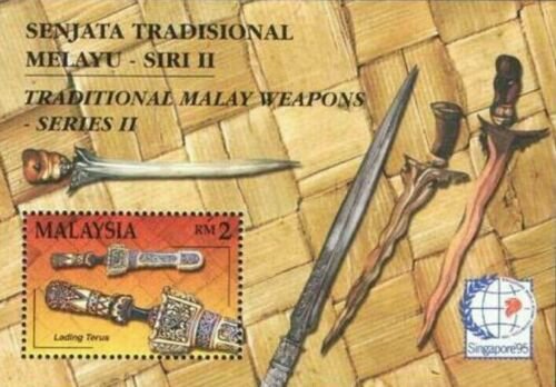 Malaysia 1995 - Arme traditionale, colita neuzata