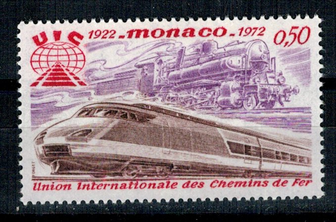 Monaco 1972 - Tren, caile ferate, neuzat