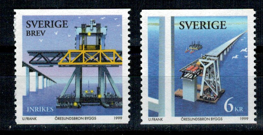 Suedia 1999 - Podul Oresund, serie neuzata