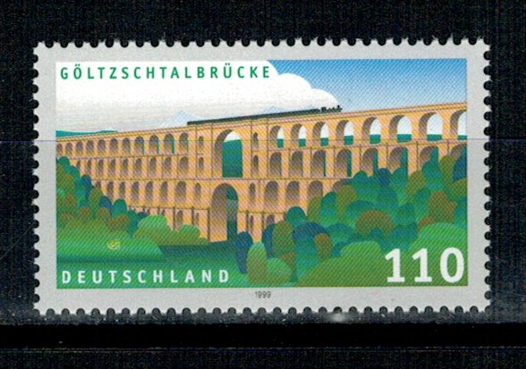 Germania 1999 - Tren pe pod, neuzat