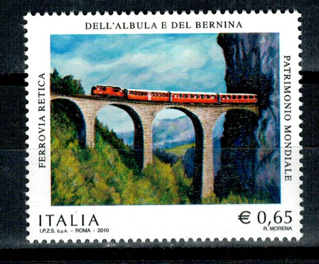 Italia 2010 - Tren pe pod, neuzat