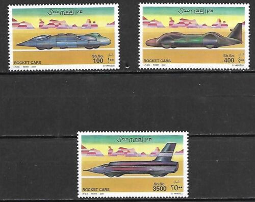 Somalia 2001 - Rocket cars, masini, serie neuzata