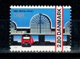 Danemarca 1986 - Tren in gara, neuzat