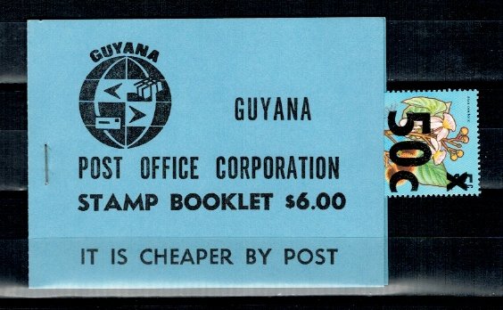 Guyana 1981 - Carnet filatelic, marci cu supratipar, neuzat