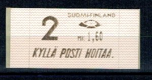 Finlanda 1991 - Timbru de automat, Mi10 neuzat