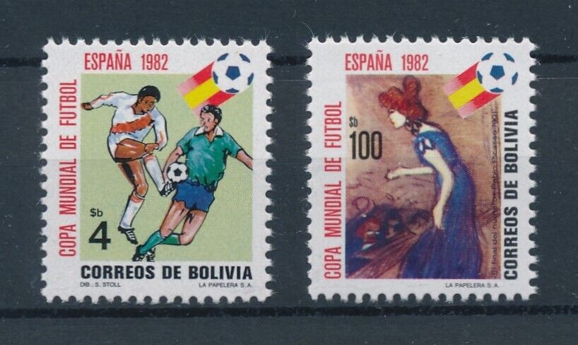 Bolivia 1982 - CM fotbal, serie neuzata