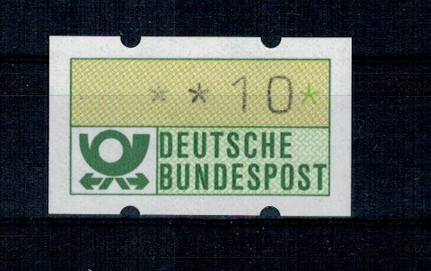 Bundes - marca de automat, cu eroare