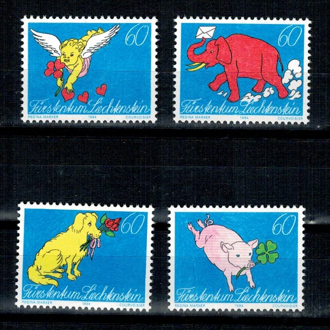 Liechtenstein 1994 - Greeting stamps, serie neuzata