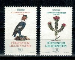 Liechtenstein 1994 - Alexander von Humboldt, serie neuzata