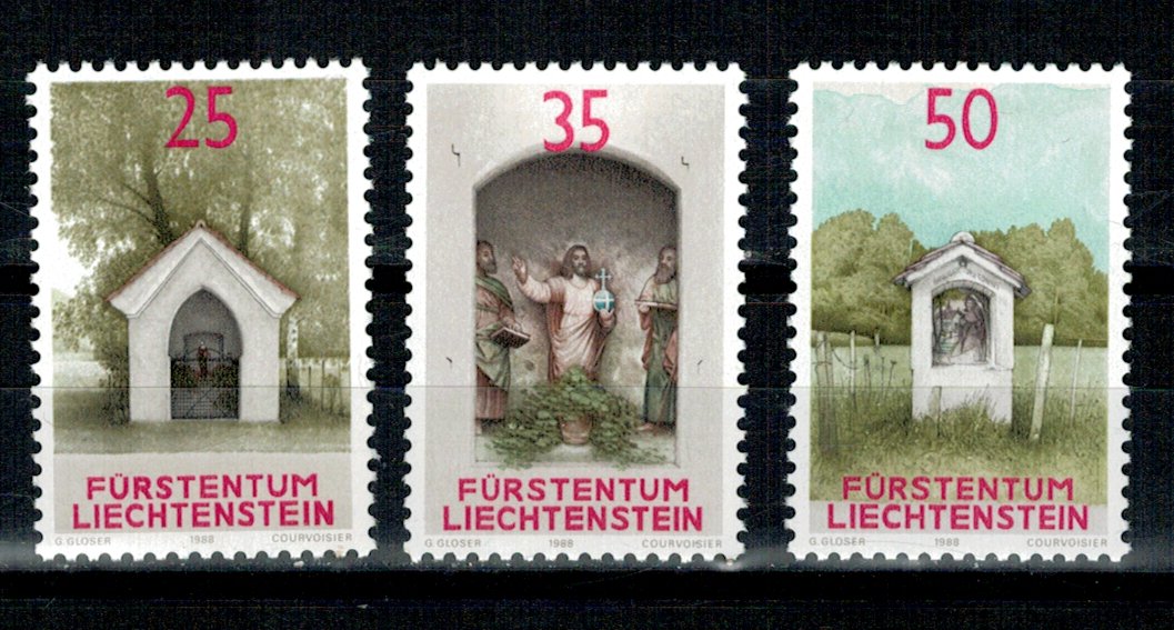 Liechtenstein 1988 - Altare, serie neuzata